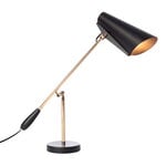 Northern Birdy table lamp, black - brass
