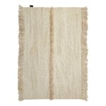 Tappeti in lana, Tappeto Nurja, tessuto, bianco naturale, Bianco