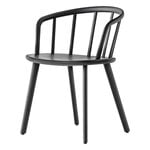 Dining chairs, Nym 2835 chair, black ash, Black
