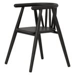 Storm kid's chair, black stained oak