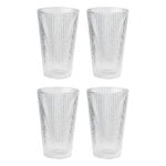 Gläser und Tassen, Pilastro Trinkglas, 350 ml, 4 Stück, Klar, Transparent