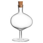 Prydnadsföremål i glas, Bod flaska, 230 mm, klar - kork, Transparent