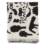 OTC Cheetah blanket, black - white