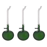 Iittala Glass apple, 3 pcs, green