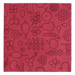 Napkins, OTC Frutta paper napkin 33 cm, red, Red