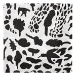 Napkins, OTC Cheetah paper napkin 33 cm, black - white, Black & white
