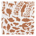 Servetter, OTC Cheetah pappersservett 33 cm, brun, Vit