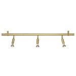 Pendant lamps, Star 3 ceiling/wall lamp, brass, Gold