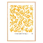 Paper Collective Comfort - Yellow poster