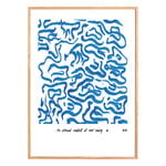 Paper Collective Comfort - Blue poster