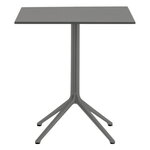 Patio tables, Elliot 5475 table, 80 x 80 cm, anthracite, Grey