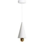 Pendant lamps, Cherry LED pendant, small, white, White
