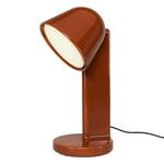 Table lamps, Ceramique down table lamp, rust red, Red