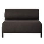 Armchairs & lounge chairs, Palo single seater sofa, brown black, Brown