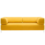 Palo 2-seater sofa with armrests, yellow Palo 2-seater sofa with armrests, yellow