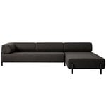 Sofas, Palo corner sofa, right, brown black, Brown