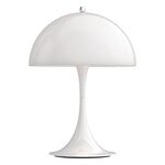 Illuminazione, Lampada da tavolo Panthella 250 Portable, acrilico opale bianco, Bianco