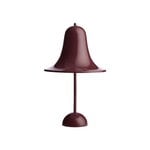 Lampade per esterni, Lampada da tavolo ricaricabile Pantop Portable 18 cm, rosso bord, Rosso