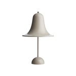 Lampade per esterni, Lampada da tavolo ricaricabile Pantop Portable 18 cm, grigio sab, Beige