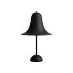 Lampade per esterni, Lampada da tavolo ricaricabile Pantop Portable 18 cm, nero opaco, Nero