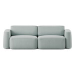 Massproductions Divano Patch 2,5 posti, Romo Linara 253 Swedish grey