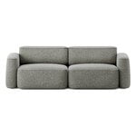 Massproductions Divano Patch 2,5 posti, Kirkby Design Spiral 23 Monochrome