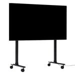 TV stands, Straight Rollin' TV stand, charcoal, Gray