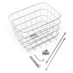 Pelago Bicycles Stainless Front Basket, polished stainless steel