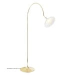 Nuura Petalii floor lamp, white - polished brass