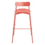 Fromme bar stool, 75 cm, coral