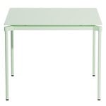 Tables de salle à manger, Table de salle à manger Fromme, 70 x 70 cm, vert pastel, Vert