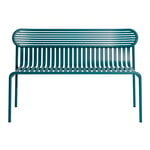 Outdoor benches, Week-end bench, ocean blue, Green