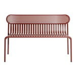 Outdoor benches, Week-end bench, brown red, Brown