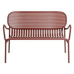Outdoor sofas, Week-end double sofa, brown red, Brown
