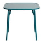 Terrassentische, Week-End Tisch, 85 x 85 cm, Ozeanblau, Grün