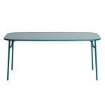 Tables de jardin, Table Week-end, 85 x 180 cm, bleu océan, Vert
