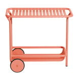 Kitchen carts & trolleys, Week-end trolley, coral, Orange