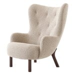 Armchairs & lounge chairs, Petra VB3 lounge chair, Karakorum 003 - oiled walnut, Beige