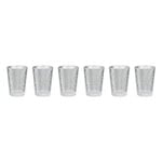 Drinkware, Pilastro drinking glasses, 6 pcs, Transparent