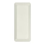 Piatti da portata, Vassoio Teema 16x37 cm, bianco, Bianco