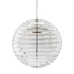 Tom Dixon Press Sphere LED pendant, 2700K, clear