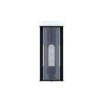 Sammode Quadratube W1 wall lamp, S, 300 mm, black