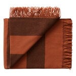 Blankets, The Sweater Polychrome throw, orange - brown, Brown