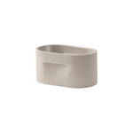 Muuto Ridge planter, h. 13 cm, beige