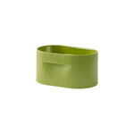 Muuto Ridge planter, h. 13 cm, moss green