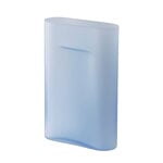 Muuto Ridge vase, 35 cm, light blue frosted glass