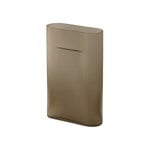 Muuto Ridge vase, 35 cm, taupe frosted glass