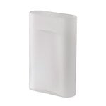 Muuto Ridge vase, 35 cm, white frosted glass