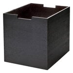 Storage containers, Cutter box, large, black oak, Black