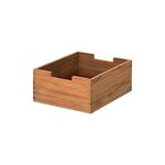 Storage containers, Cutter box, small, teak, Brown